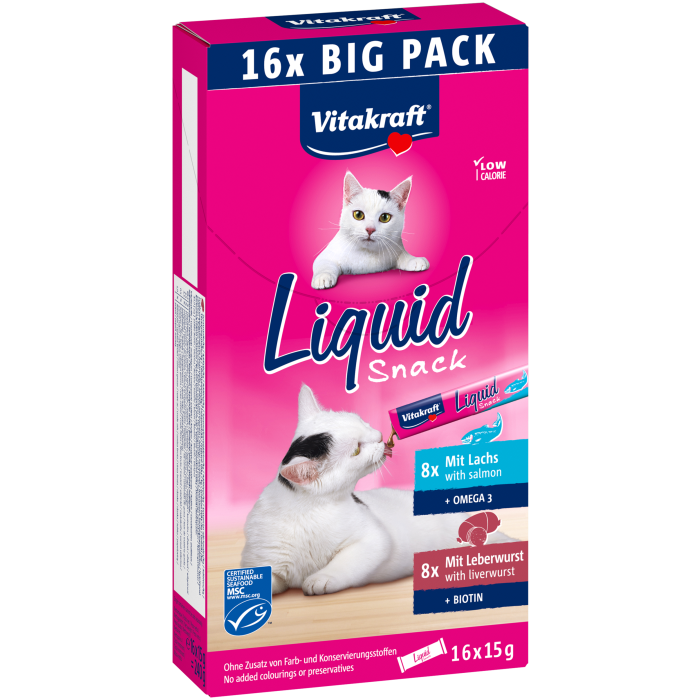 Liquid Snack Multipack Leberwurst+Lachs