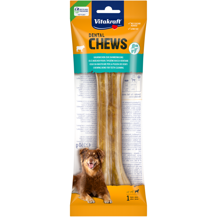 DENTAL CHEWS Kauknochen gepresst, L