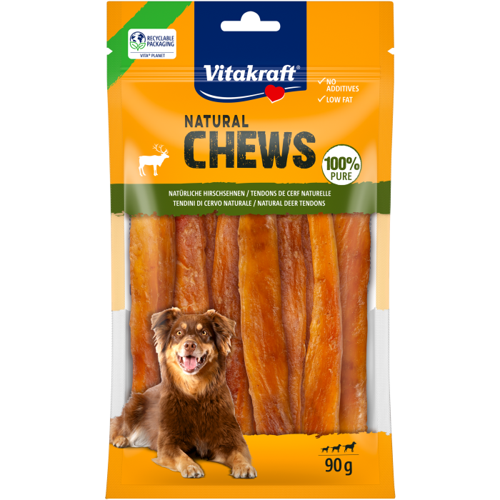NATURAL CHEWS Natürliche Hirschsehnen, getrocknet